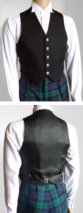 Waistcoat, Vest, 5 Button for Prince Charlie style jacket